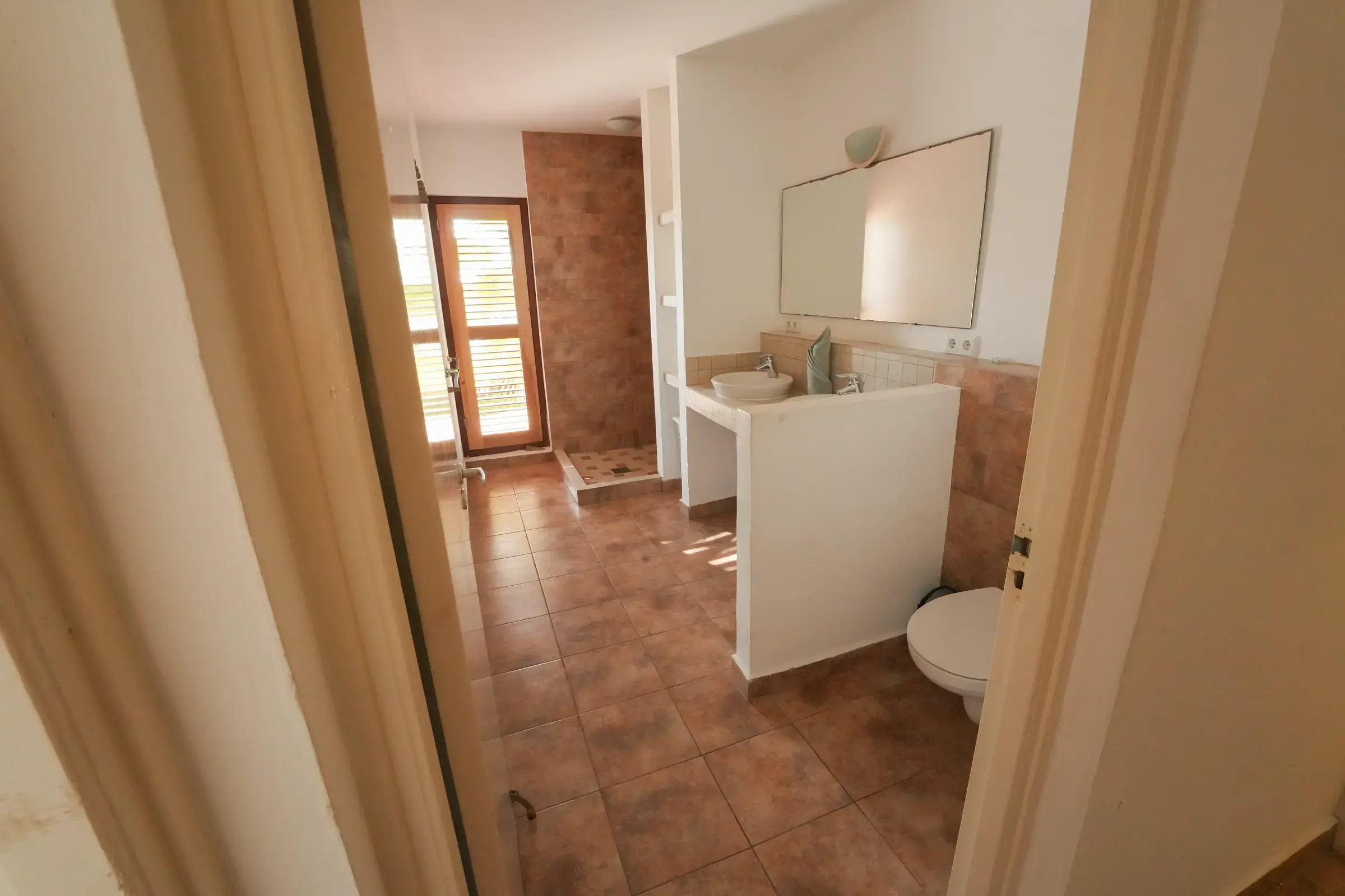 Badkamer met inloopdouche